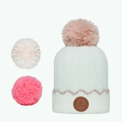 Beanie Apple Rose White Polar