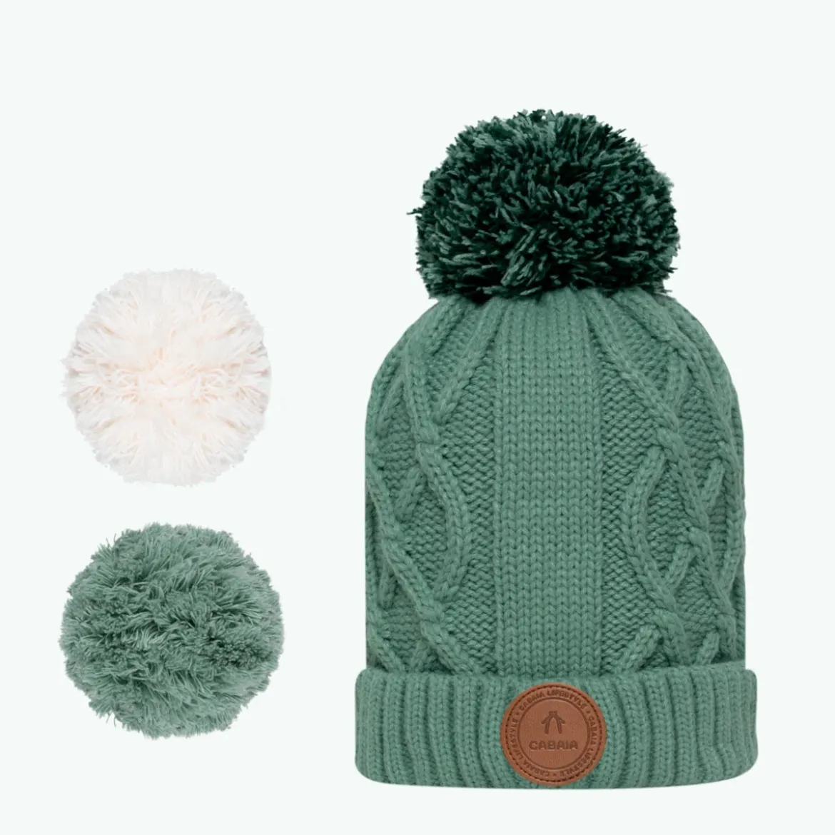Beanie Appletini Aqua Green Polar