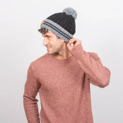 Beanie Creamy Gin New Black