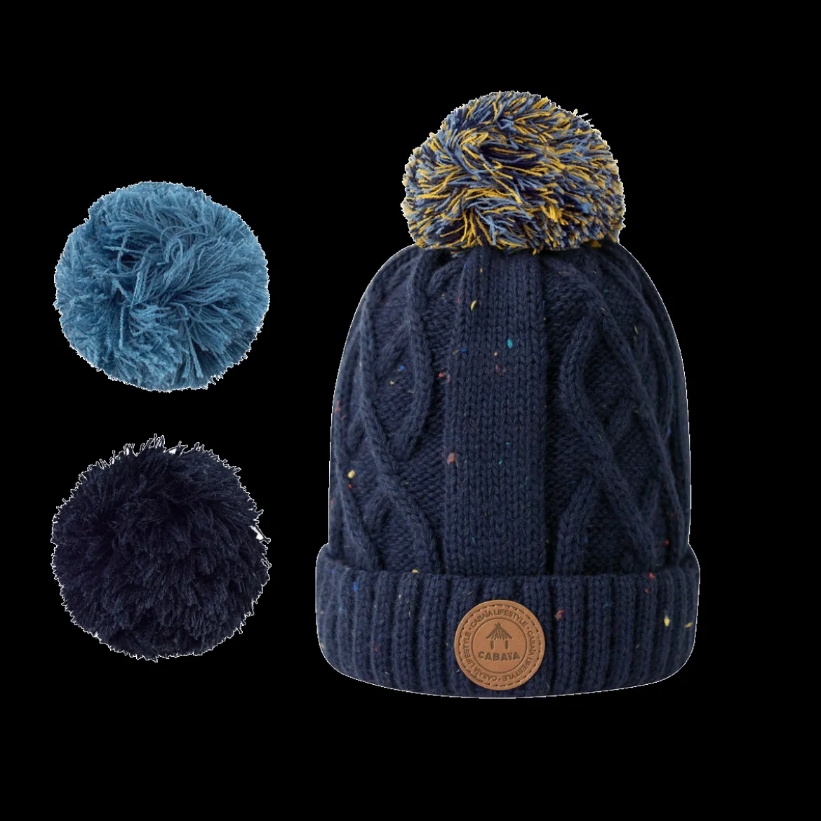 Beanie Jus de Pomme Navy Polar