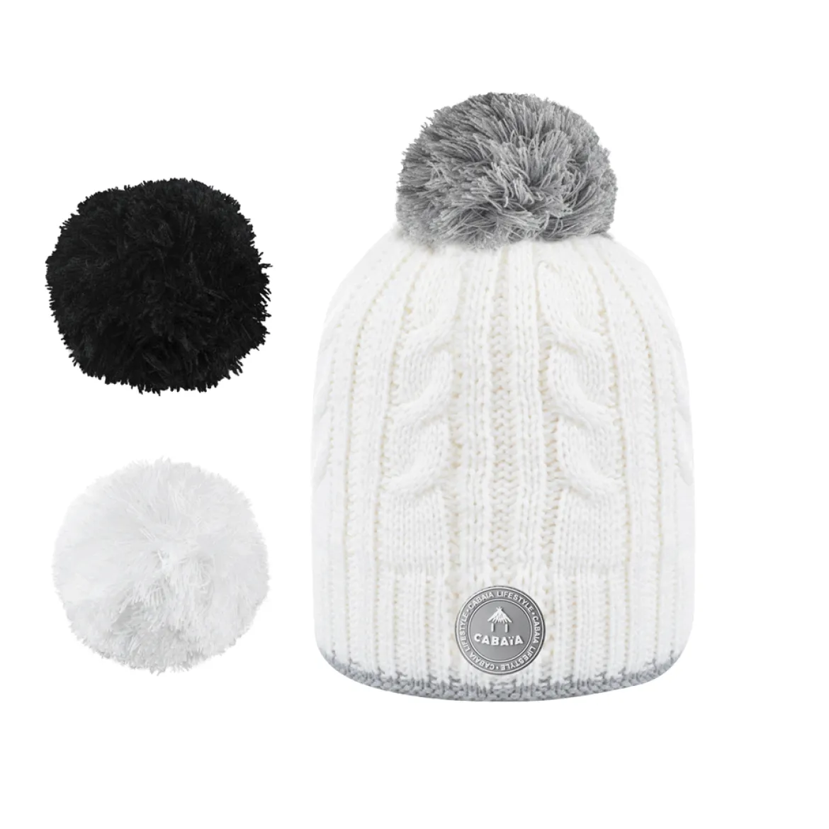 Beanie Milky White