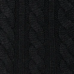 Scarf Creamy Gin Schwarz