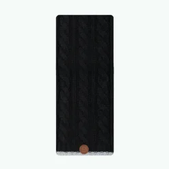Scarf Creamy Gin Schwarz
