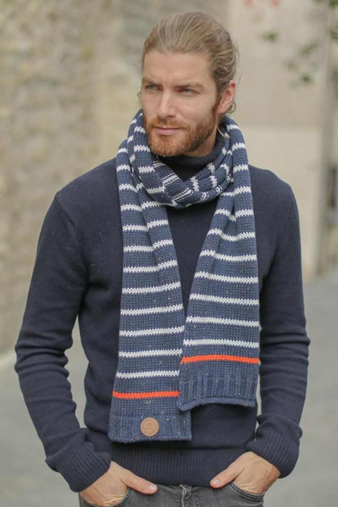 Schal Red Lion Blau
