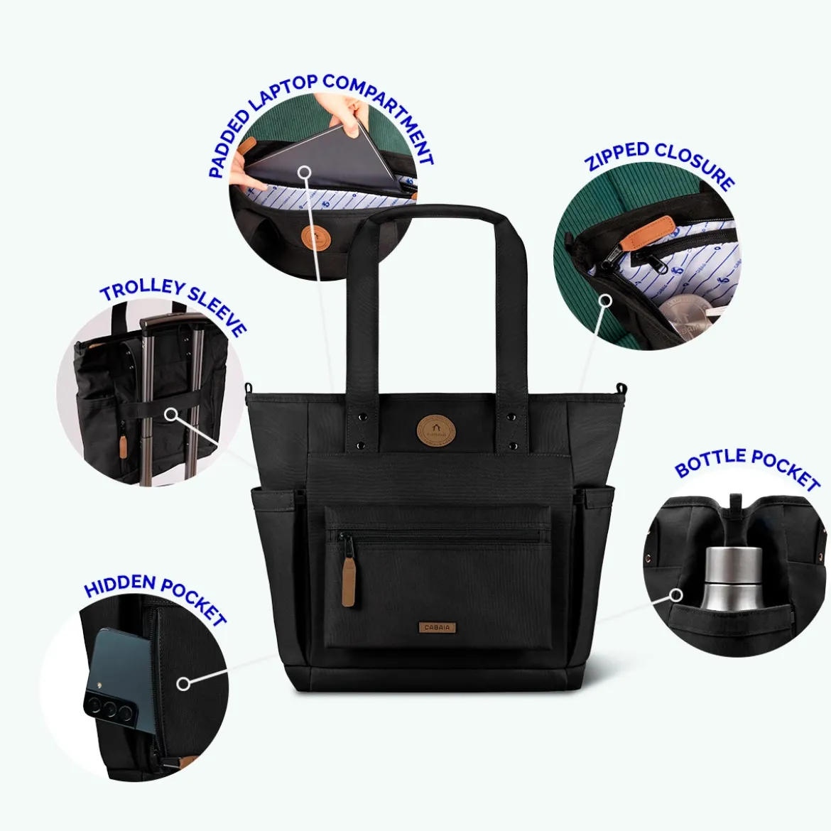 Tote Bag Medium Pro Santorini