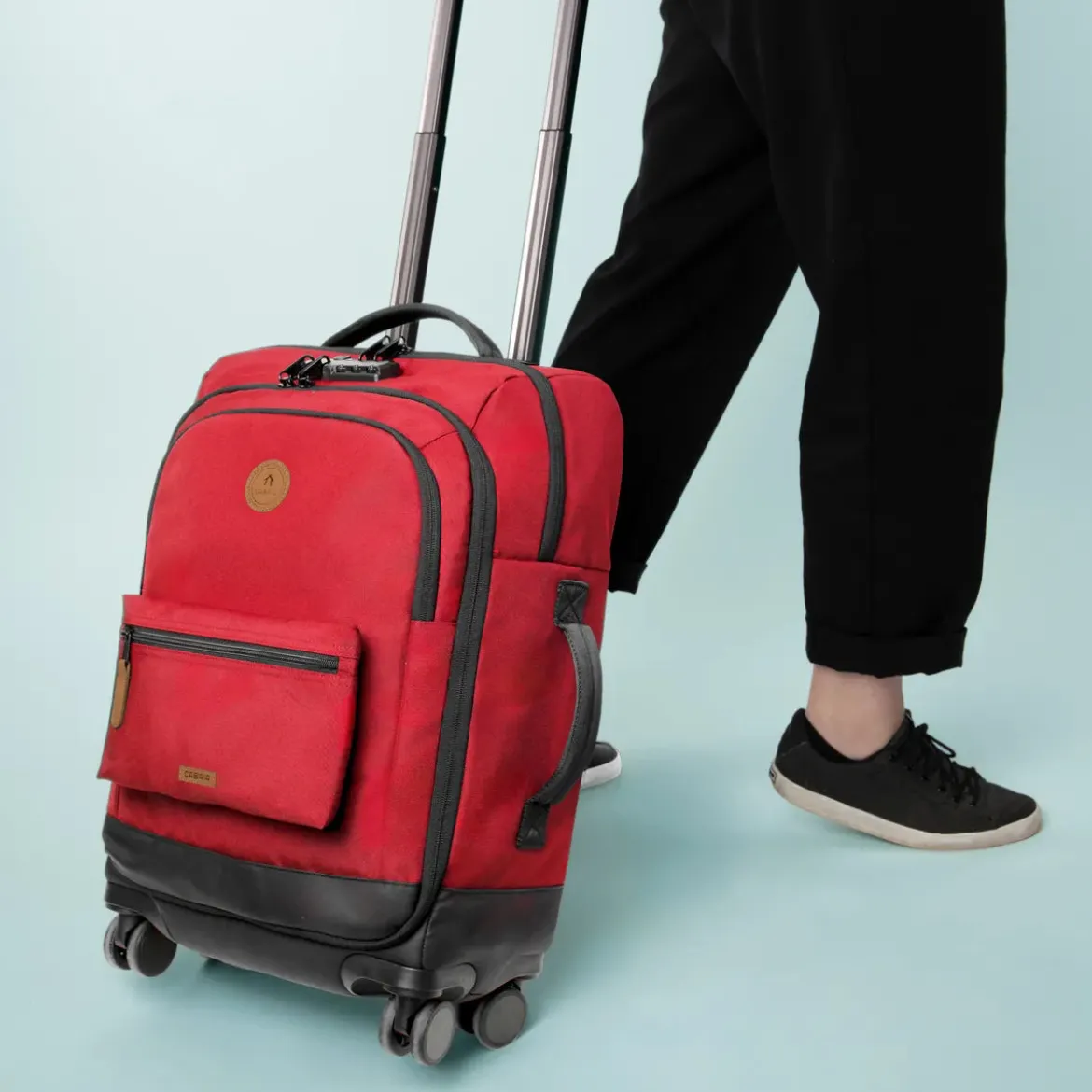 Weichschalenkoffer mit 4 Rollen S Cebu