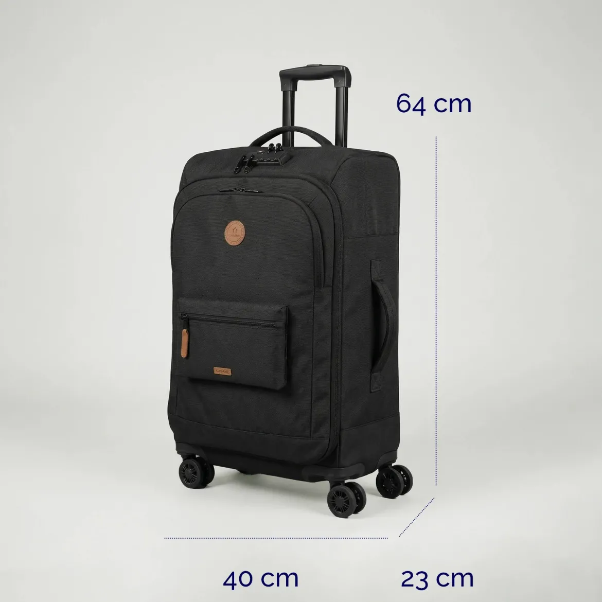 Weichschalenkoffer mit 4 Rollen M Amiens
