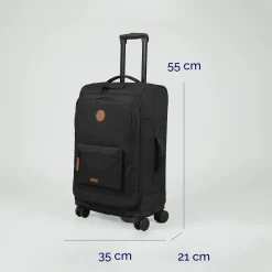 Weichschalenkoffer mit 4 Rollen S Getaria